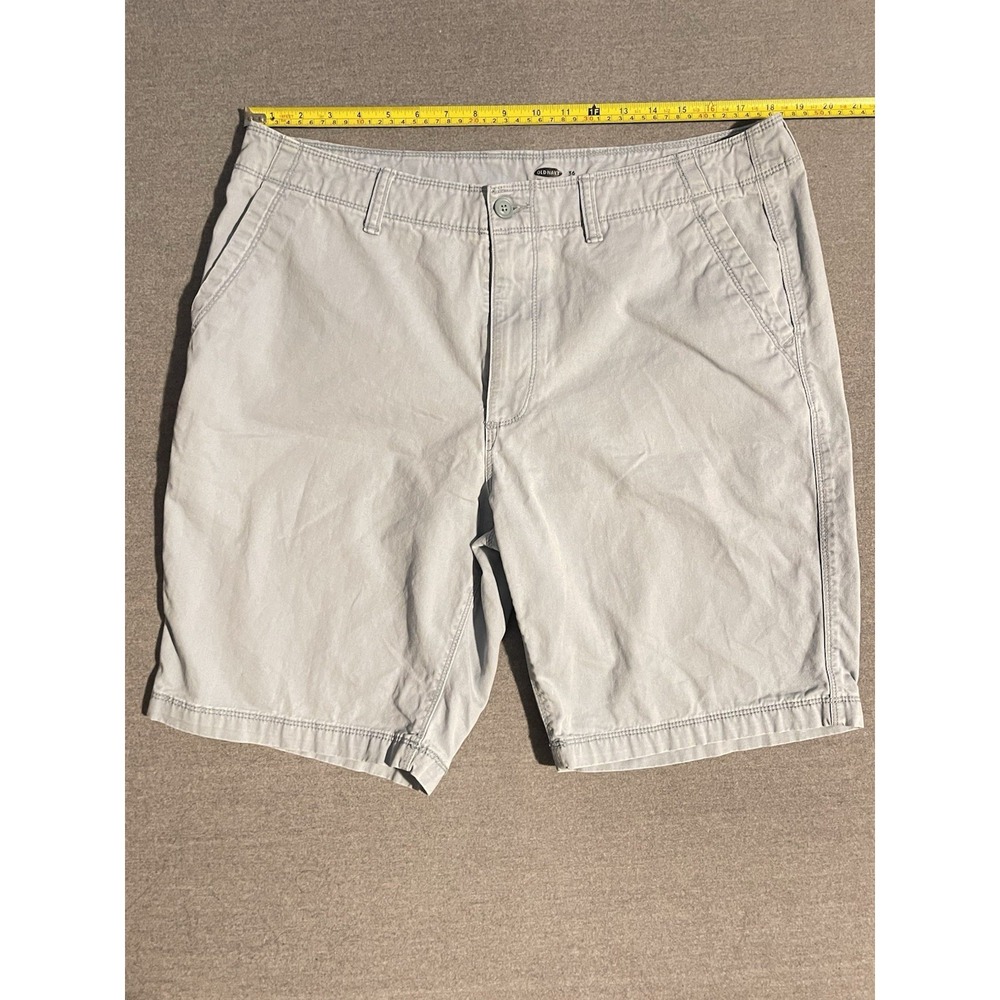 Old Navy Men's Chino Shorts Size 36 Light Blue Casual Flat‎ Front Summer Shorts